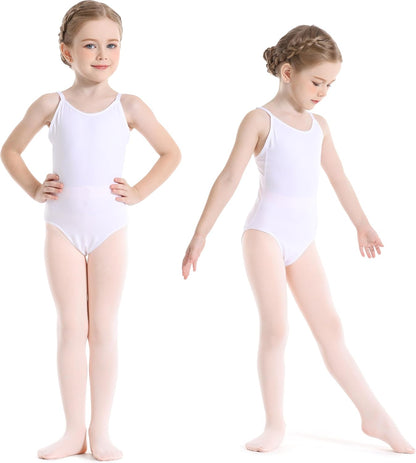 Toddler Girls Tights Dance Ballet Footed Leggings Ultra Soft Stockings for Kids Students