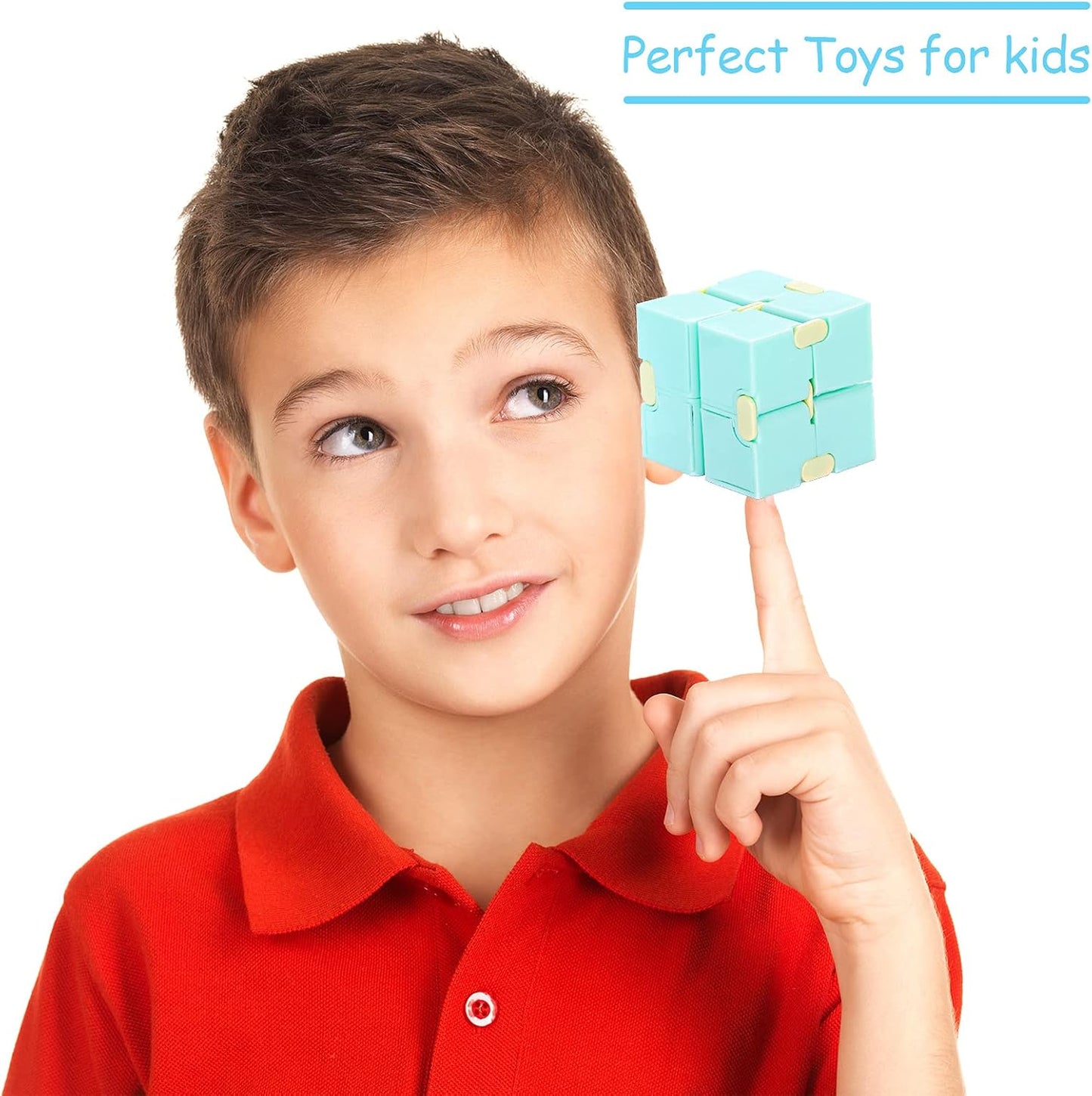 12 Pieces Mini Cube Blocks Mini Cube Desk Toy Magic Sensory Tool Blocks Puzzle Flip Cube for Teens Adults Birthday Favors (Macarons)