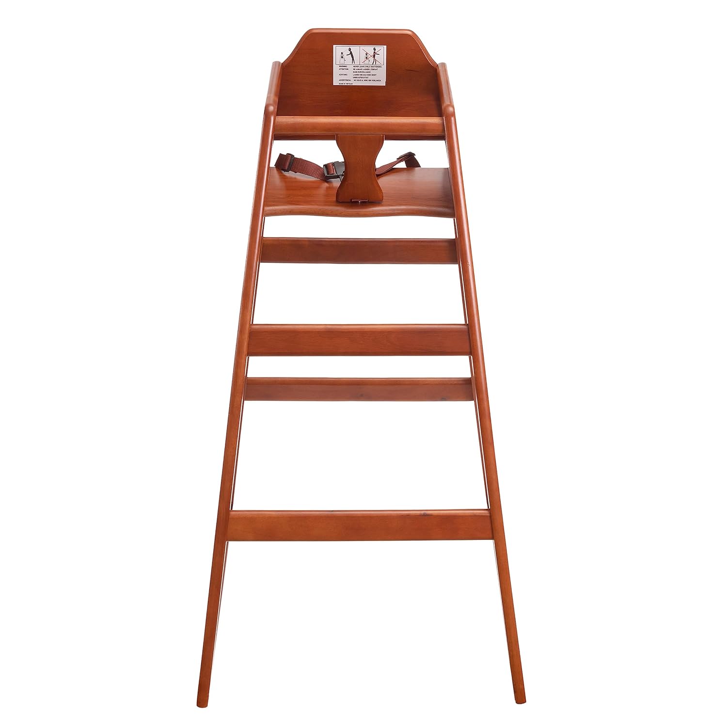 Seating Ready-to-Assemble Restaurant Wood Bar Height High Chair, Baby Highchairs, Durable Dining