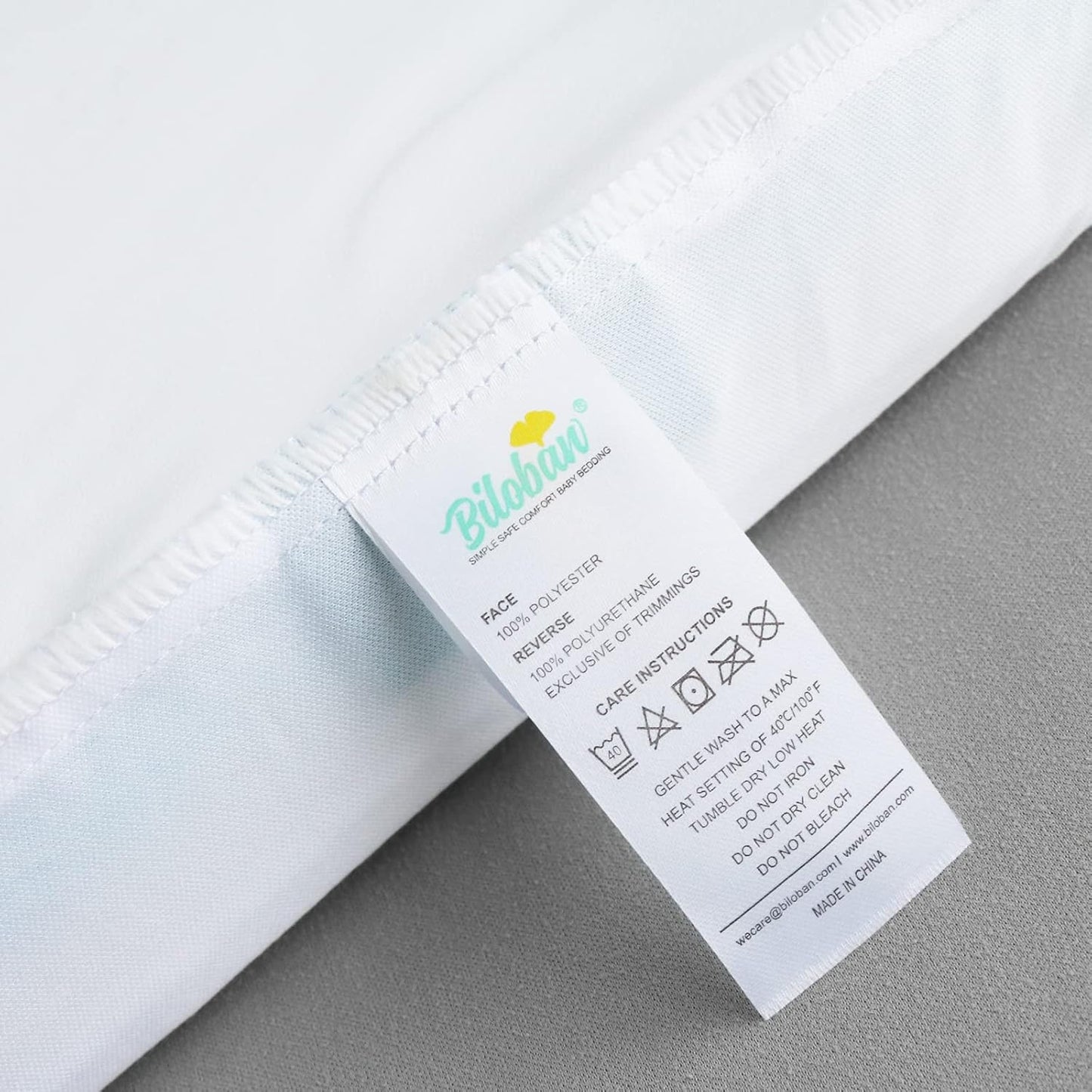 Waterproof Bassinet Sheets Fit for Halo, Dream on Me, Ingenuity, Fisher Price, Delta, Graco and Other Oval Bassinet Mattress, 2 Pack, Ultra Soft Microfiber Sheets, White & Grey