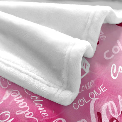 Custom Blanket Personalized Throw Blanket Customized Blankets with Name Text for Adult Kid Birthday