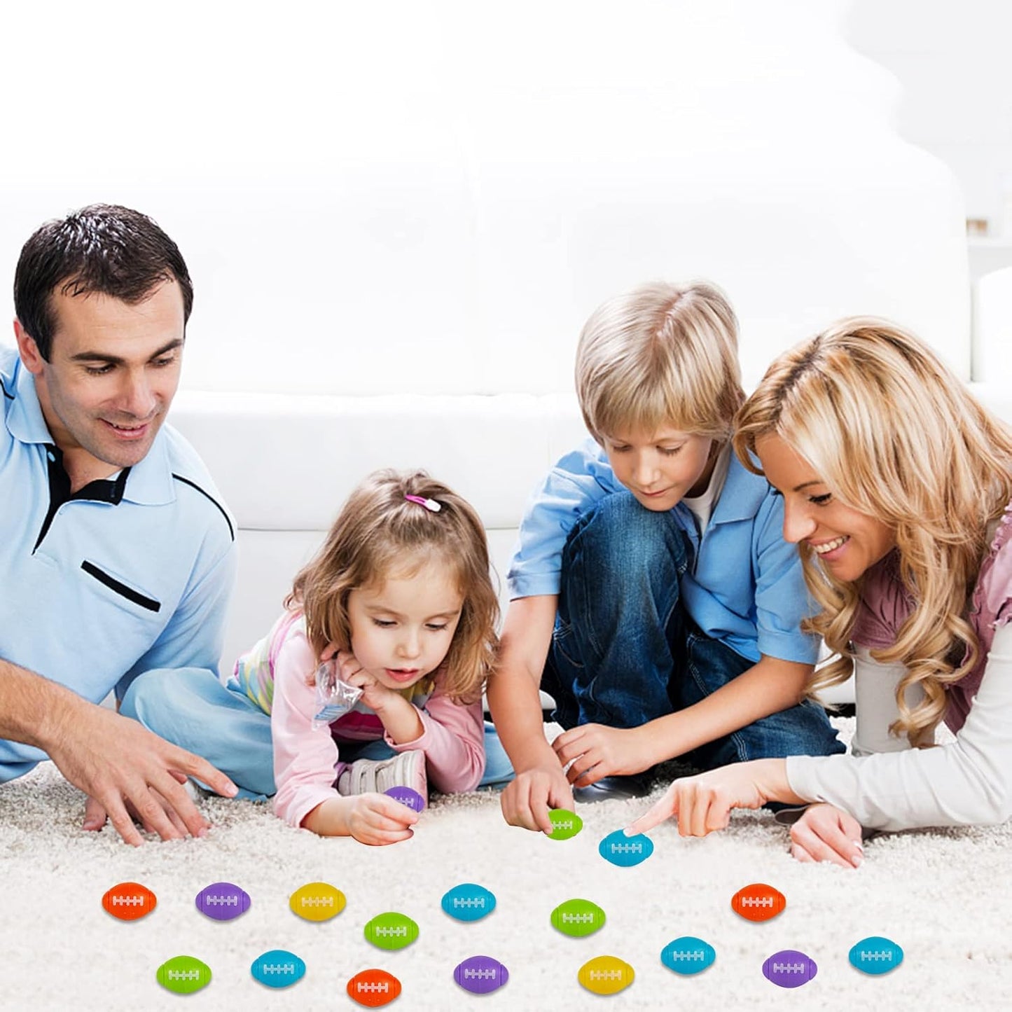 SCIONE 36Pack Football Fidget Spinner Football Party Favors for Kids 4-8 8-12 Goodie Bag Stuffers Treasure Box Toys for Classroom Prizes Return Gifts for Kids Birthday Party Favors