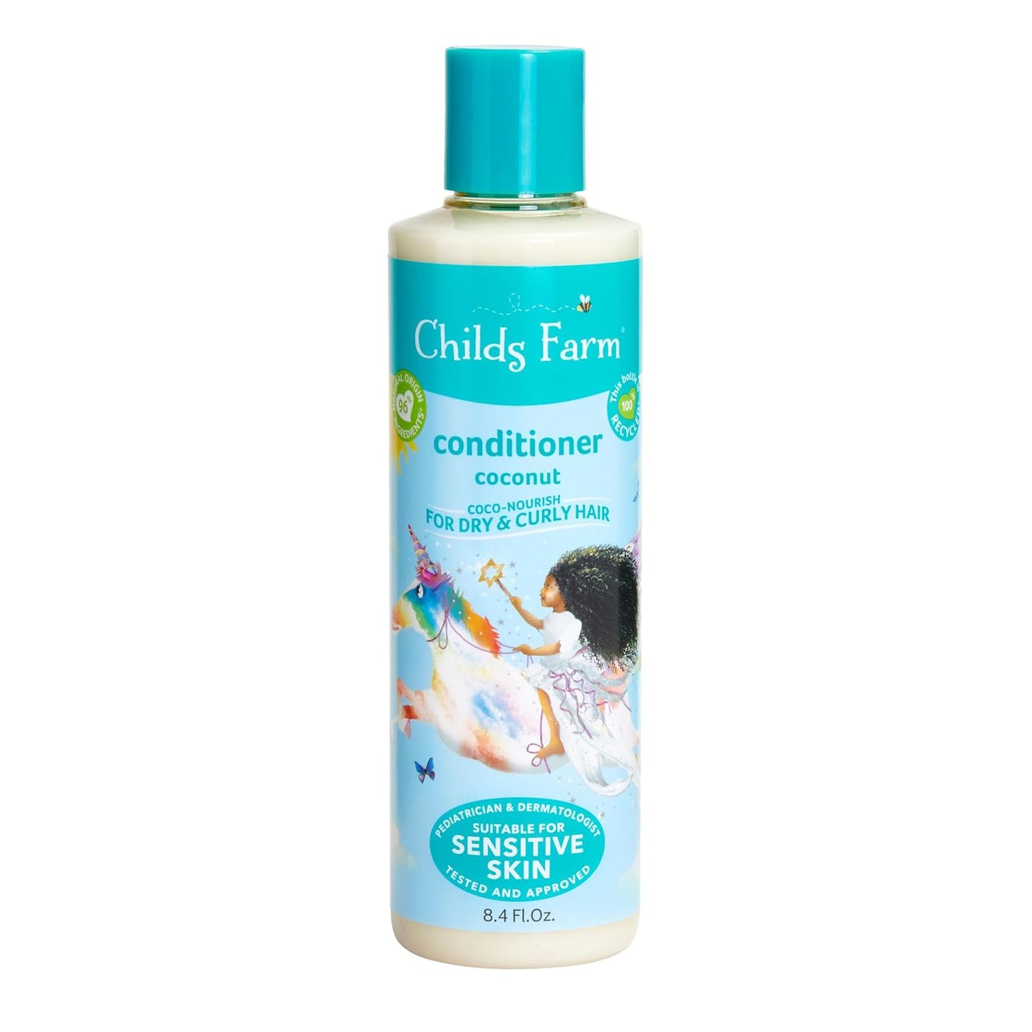 Childs Farm, Kids Conditioner for Curly, Dry Hair, Coco- Nourish Conditioner, Contains Wonderful