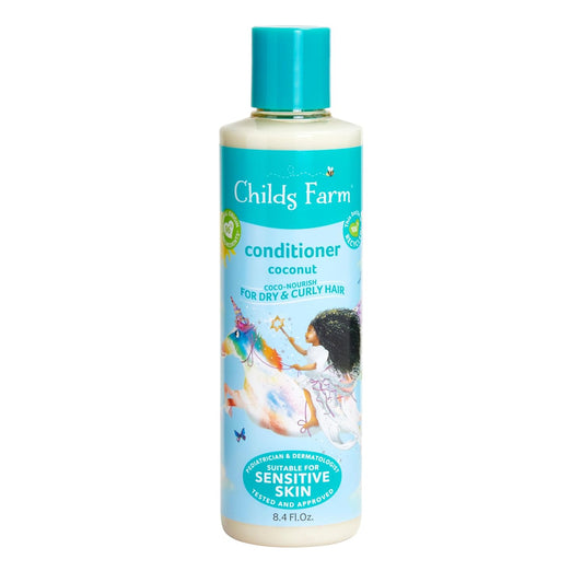 Childs Farm, Kids Conditioner for Curly, Dry Hair, Coco- Nourish Conditioner, Contains Wonderful