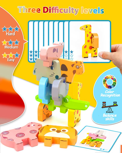Vaiheng Toys for Toddlers 1-3, Montessori Toys for 1 2 3 4 Year Old Boys & Girls, Toy Age 2-4 0-2