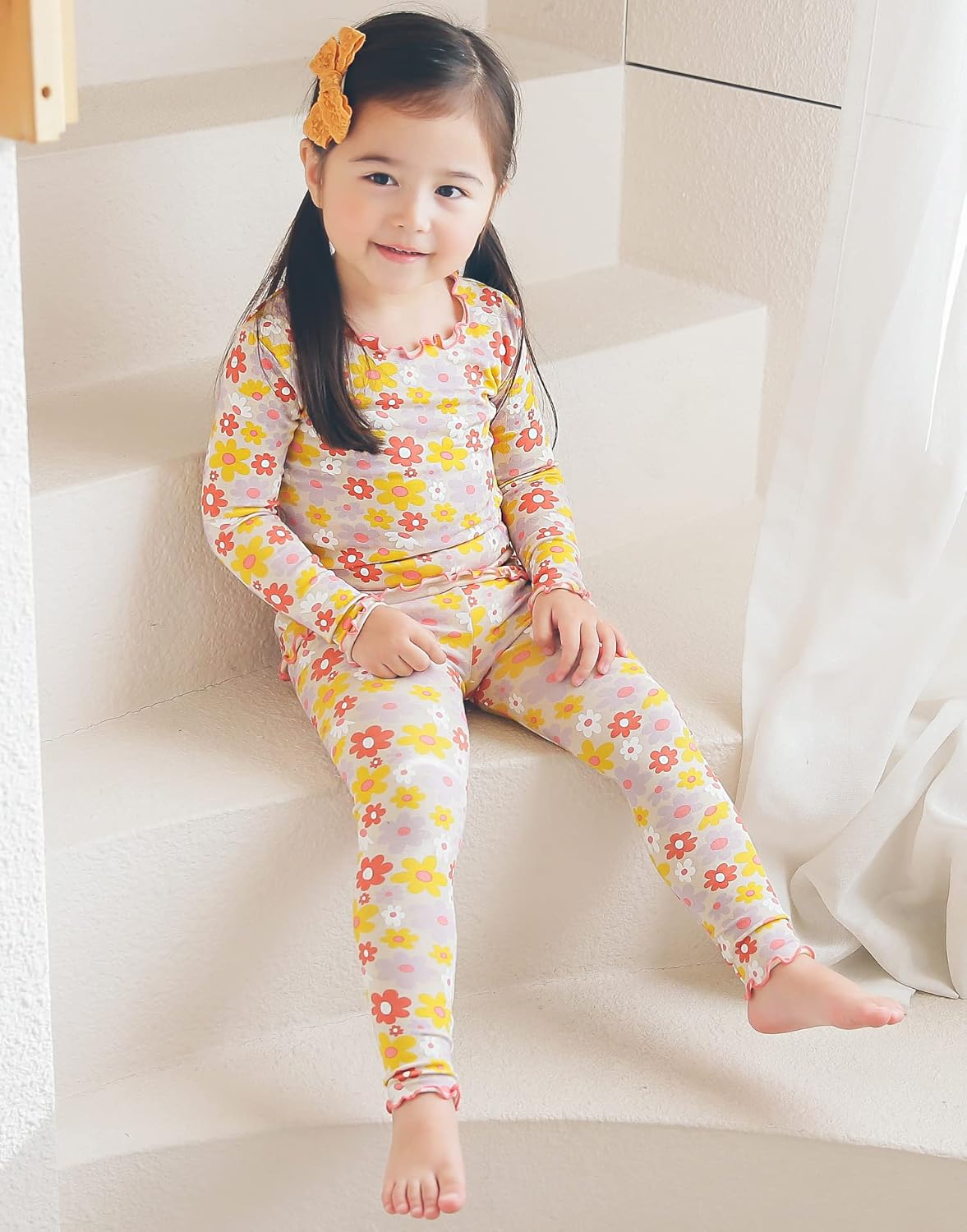 VAENAIT BABY 6M-12Y Kids Unisex Girls & Boys Soft Comfy Modal Tencel Sleepwear Pajamas 2pcs or 4pcs Set