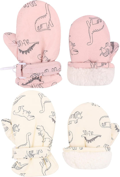 Toddler Gloves Kids Mittens Winter Warm Lined Fleece Gloves Waterproof Snow Baby Mitten for Boys Girls