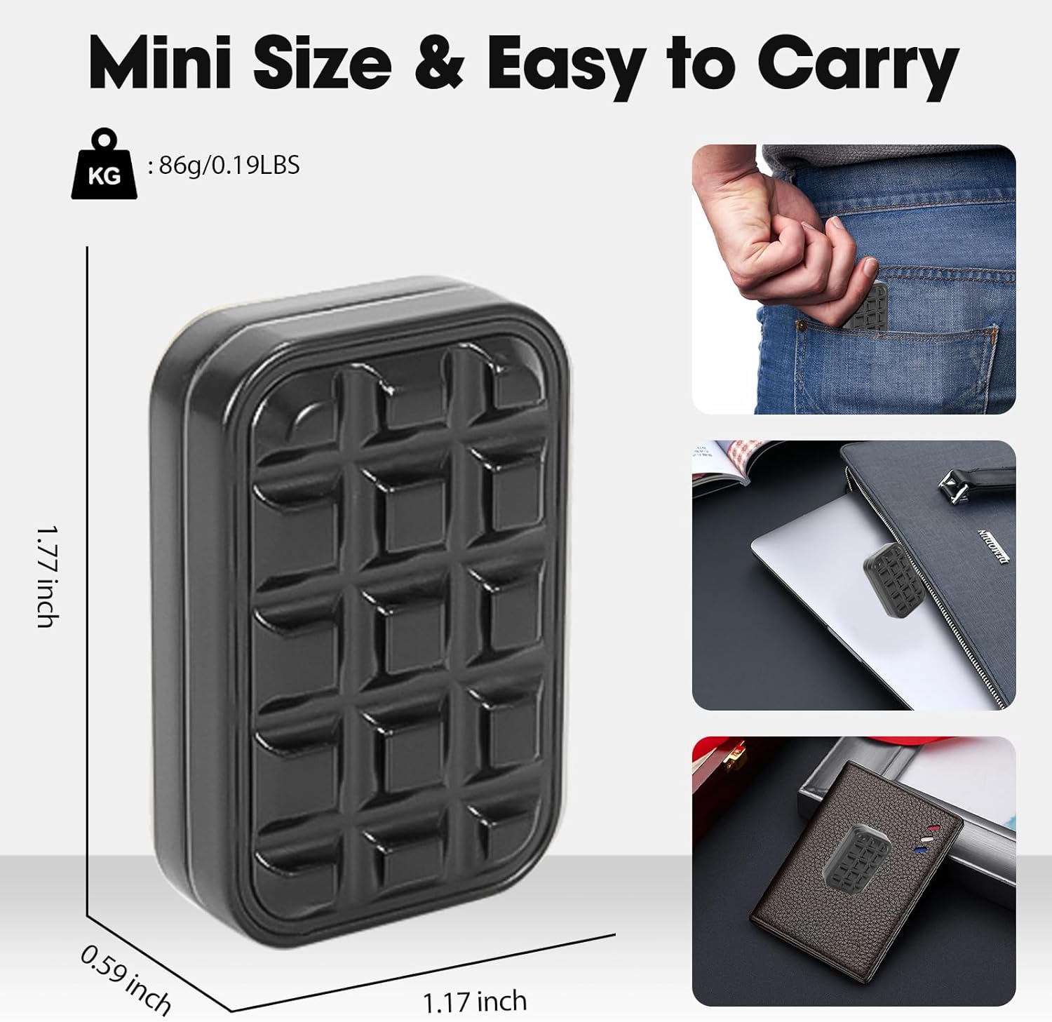 Fidget Slider for Adults - Brick Slider Metal Fidget Toys, Anxiety/ADHD/Annoy Relieving EDC Metal