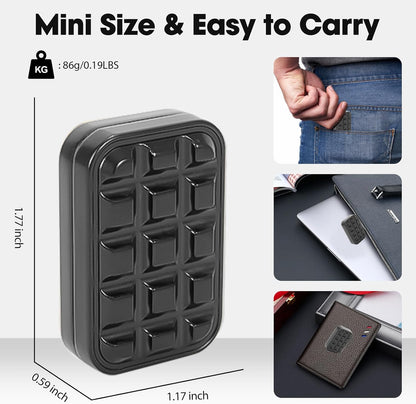 Fidget Slider for Adults - Brick Slider Metal Fidget Toys, Anxiety/ADHD/Annoy Relieving EDC Metal