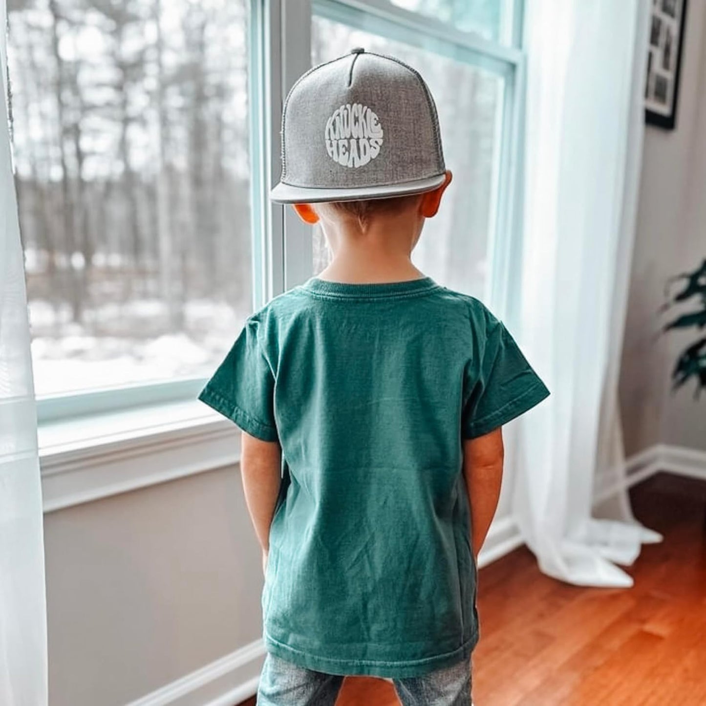 Baby Hats - Baseball Hat, Newborn Youth Flat Brim Mesh Trucker Surf Skate Bubba Bro Fitted Beach Cap Gorros para Bebes