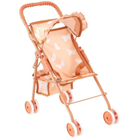 My First Baby Doll Stroller for Toddlers 3 Year Old Girls, Little Kids | Folding Baby Stroller for