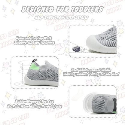 Charrost Toddler Baby Girl Boy First Walking Shoes Checkered Sneakers Sizes 3/4/5/6/7/8T. Soft, Cute,Flexible for First Walkers. Non-Slip, Slip On, Wide Toe Box Indoors Outdoors
