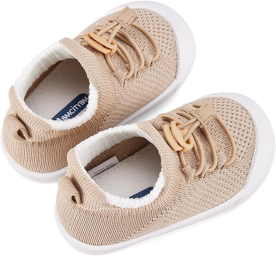 BMCiTYBM Baby Sneakers Girls Boys Lightweight Breathable Mesh First Walkers Shoes 6-24 Months