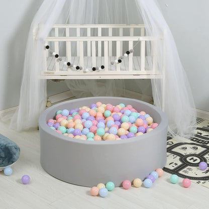GOGOSO Ball Pits Balls for Toddlers Pack of 50 100 200 Plastics Shape Ball Non-Phthalate Non-BPA Non-Toxic 2.2-Inch Crush Proof Play Balls