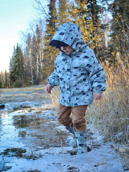 JAN & JUL Waterproof Fleece Lined Rain Jacket, Raincoat for Kids