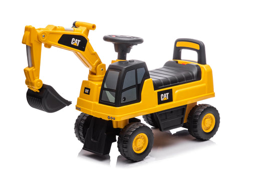 Best Ride On Cars CAT Excavator Push Car – Licensed Caterpillar Ride-On Digger Toy for Kids with