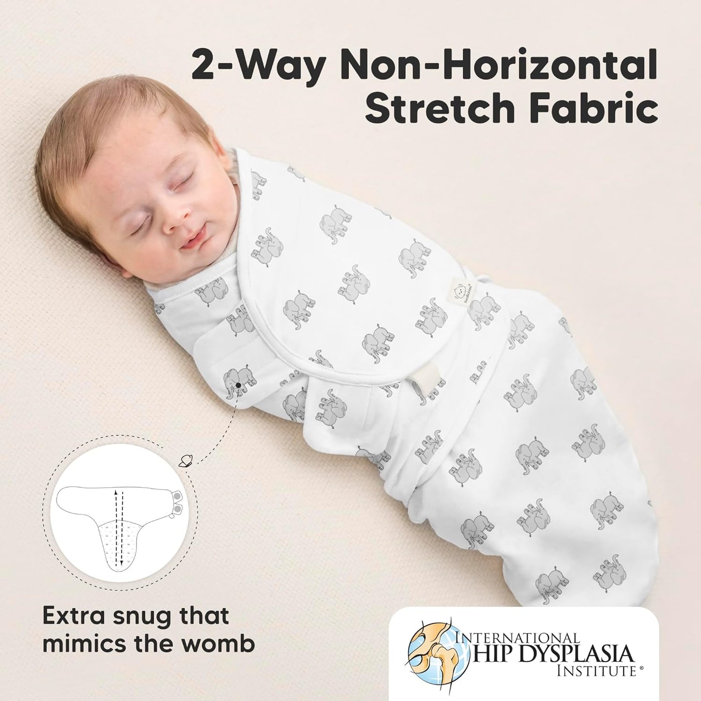 3-Pack Organic Baby Swaddle Sleep Sacks - Swaddles for Newborns, Infant 0-3 Months, Baby Girls