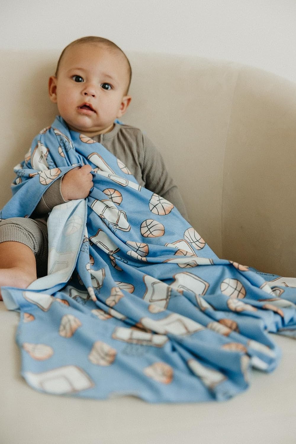 Copper Pearl Baby Swaddle Blanket - Premium Knit Baby Blanket, Large Soft Stretchy Receiving