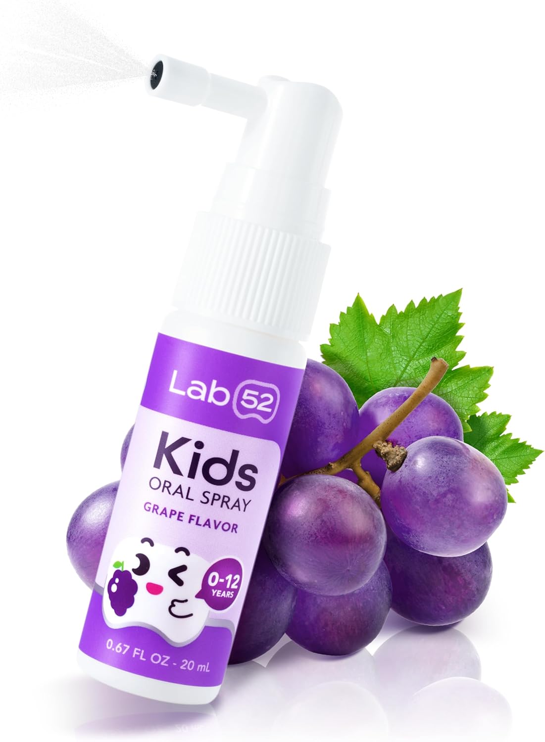 LAB52 Kids Oral Spray, Toddler Toothpaste Helper for Cavity Repair and Fresh Breath, Children