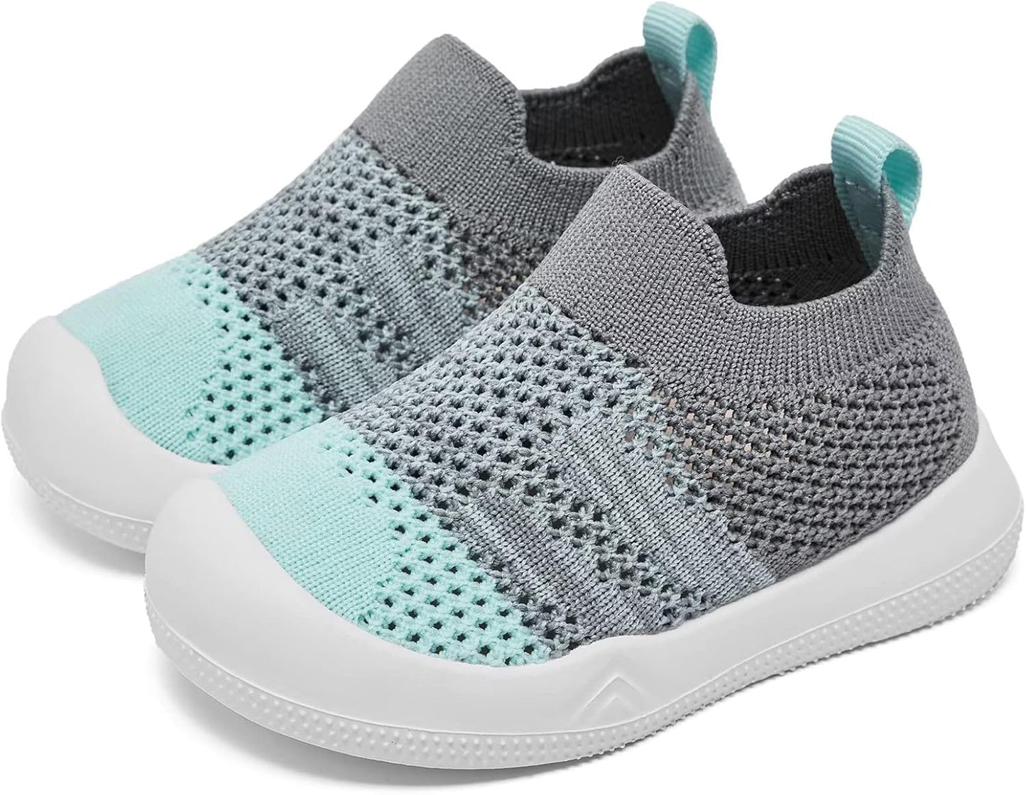 Eashi Baby Boy Girl Non-Skid Indoor Infant Walking Shoes Breathable Warm Elastic Sock Shoes with Memory Sole Protect Toes Outdoor Sneakers