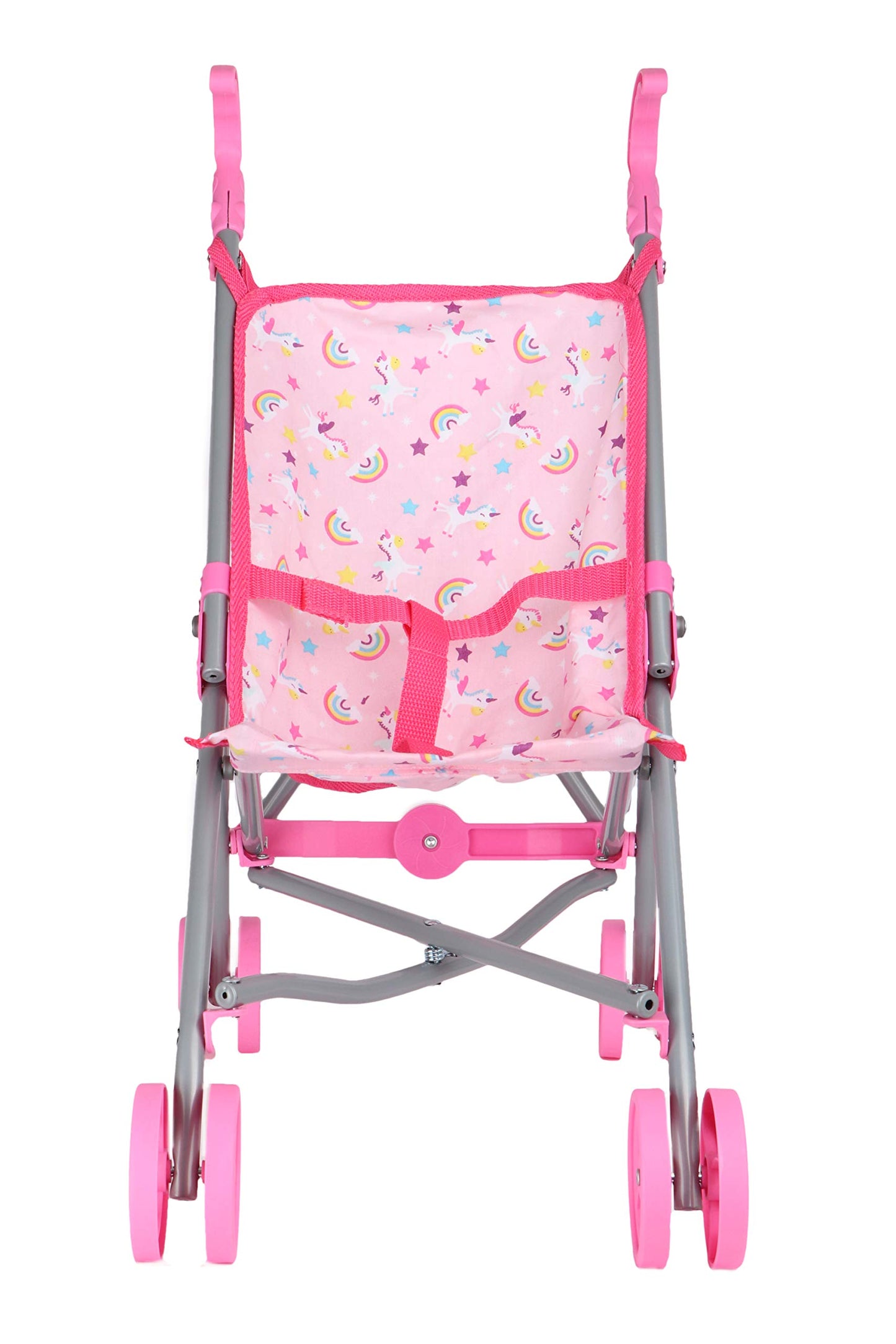 Dream Collection, Doll Stroller - Metal Fold Up and Down Umbrella Stroller for Realistic Pretend