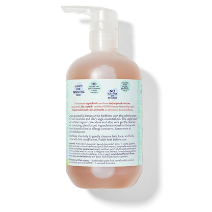 California Baby Calming Baby Shampoo + Baby Wash | 100% Plant-Based | Lavender Body Wash For