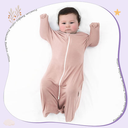 PuppyPaws Baby Sleep Sack, Transition Swaddle, Sleep Sack 9-15 Months, Wearable Blanket Baby with 2-Way Zipper, Swaddles for Newborns Summer, 95% Rayon derived from Bamboo, 5% Spandex