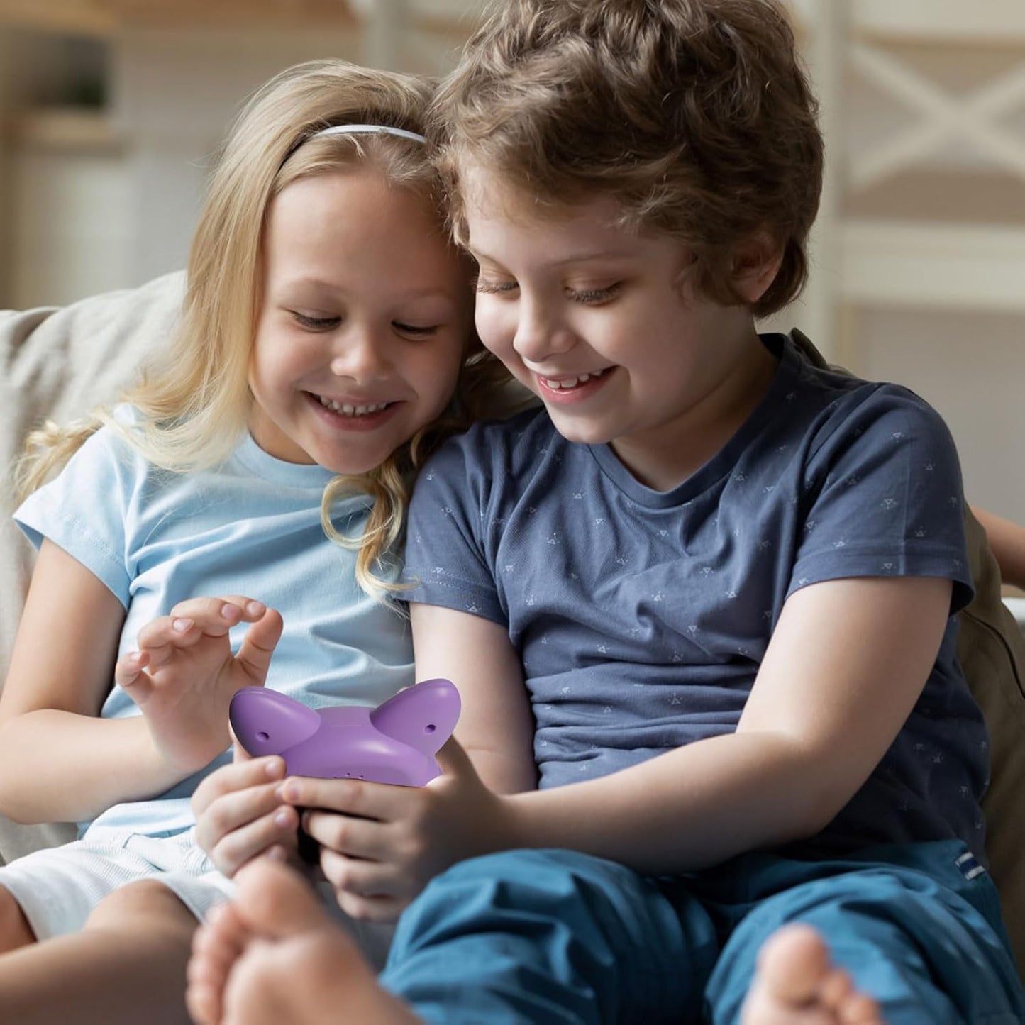 Light Up Pop Fidget Sensory Toys Handheld Game,Push Bubble Pop Puzzle Game Machine,Stress Relief Gifts for Kids Adults(Corgi Purple)