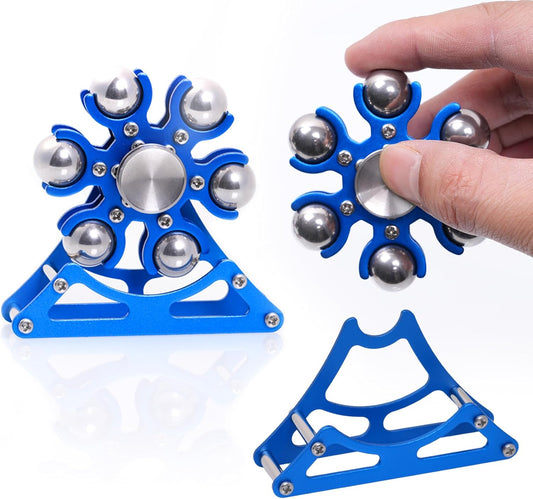 Desk-Fidget-Toys for Ferris-Wheels-Spinner: Metal Kinetic-Spinner 4mins, Cool-Gadgets for Kid Children Teen Adult EDC-Toy, ADHD Tools Cool-Stuff Stress Relief Gift for Office Home School Christmas