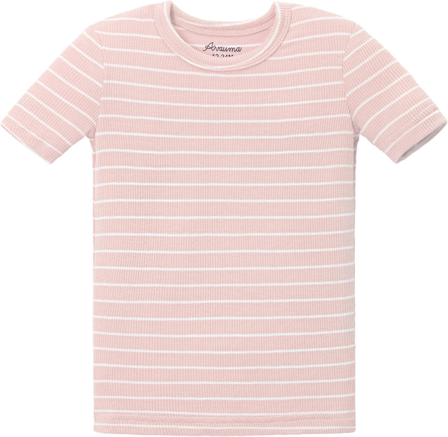 AVAUMA Stripe Pattern Baby Boys Girls Pajama Set Kids Toddler Snug fit Ribbed Sleepwear pjs for Daily Life Style