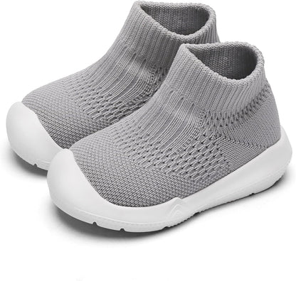 Engtoy Baby Shoes & Socks - Non-Slip Breathable Slippers with Soft Rubber Sole - Baby Boys & Girls Slip On Sneakers