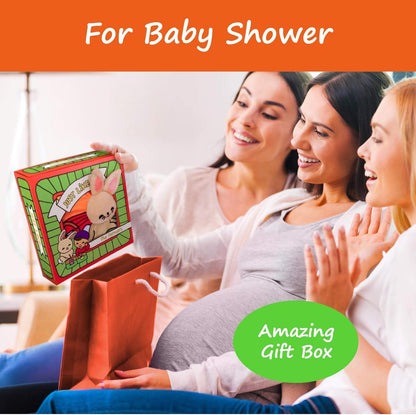ToBe ReadyForLife Stimulating Baby Books 0-6 Months and 6-12 Months Infants - Crinkle Books for Babies - Toys Gift for 1 Year Old - Soft Cloth Farm Animals Books for Baby