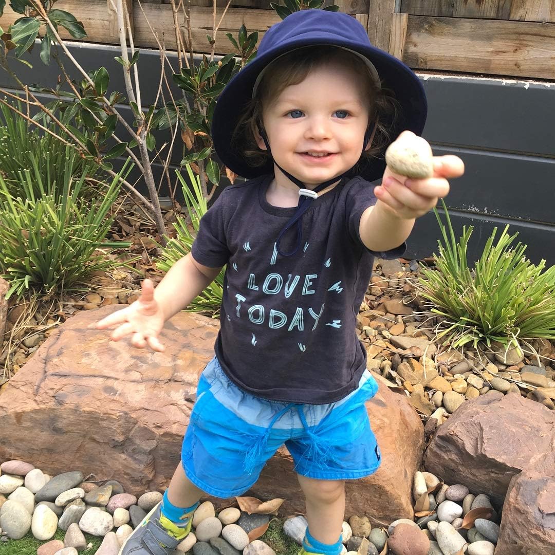 Baby Sun Hat Toddler Beach Swim Hats UPF 50+ Summer Bucket Hat Kids Infant Wide Brim Adjustable Sun Hat for Baby Boy Girls