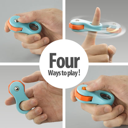Fidget Toy,Fidget Spinners Toy for Adults and Kids,Gifts suitable for Children with autism and ADHD,Quiet Office Desk Toy,Excellent for Relieving Stress and Anxiety toys (Blue)