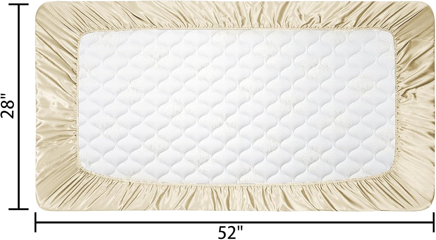 2 Pack Satin Soft Crib Sheet for Baby with Sensitive Hair Silky Baby Mattress Sheet Pink and Violet