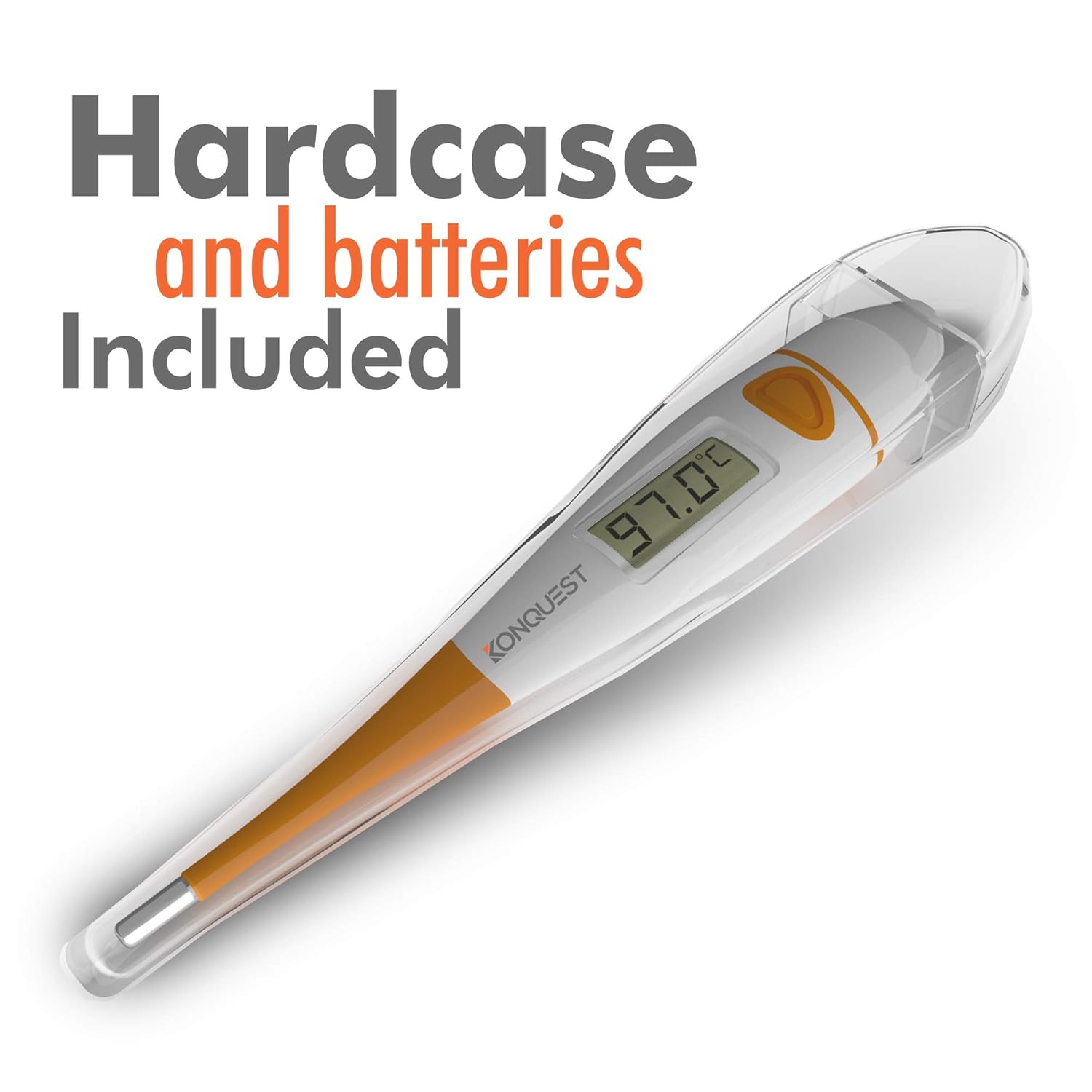 Konquest KDT-1201 Best Digital Medical Thermometer, Highly Accurate and Fast, Easy to Use, 10