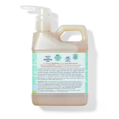 California Baby Calming Lavender Shampoo and Body Wash | 100% Plant-Based (USDA Certified) |