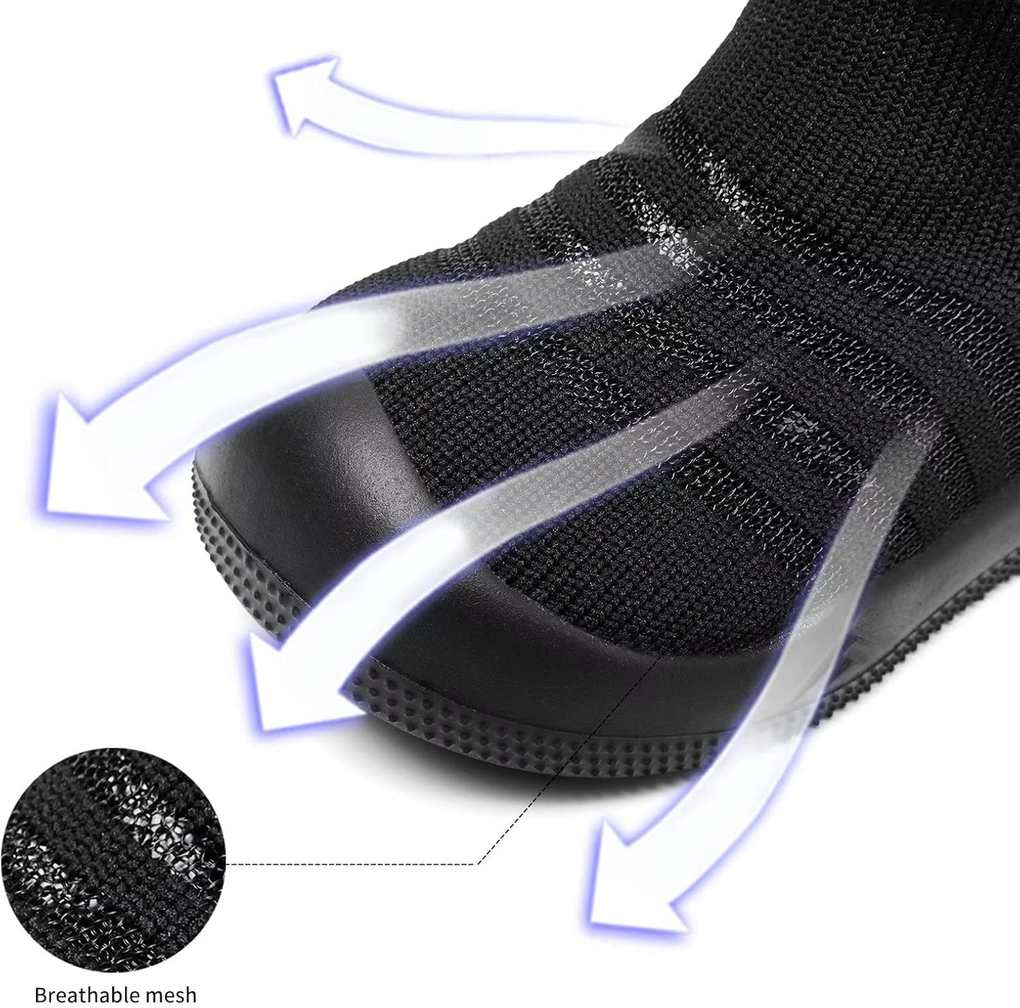 Eashi Baby Boy Girl Non-Skid Indoor Infant Walking Shoes Breathable Warm Elastic Sock Shoes with Memory Sole Protect Toes Outdoor Sneakers