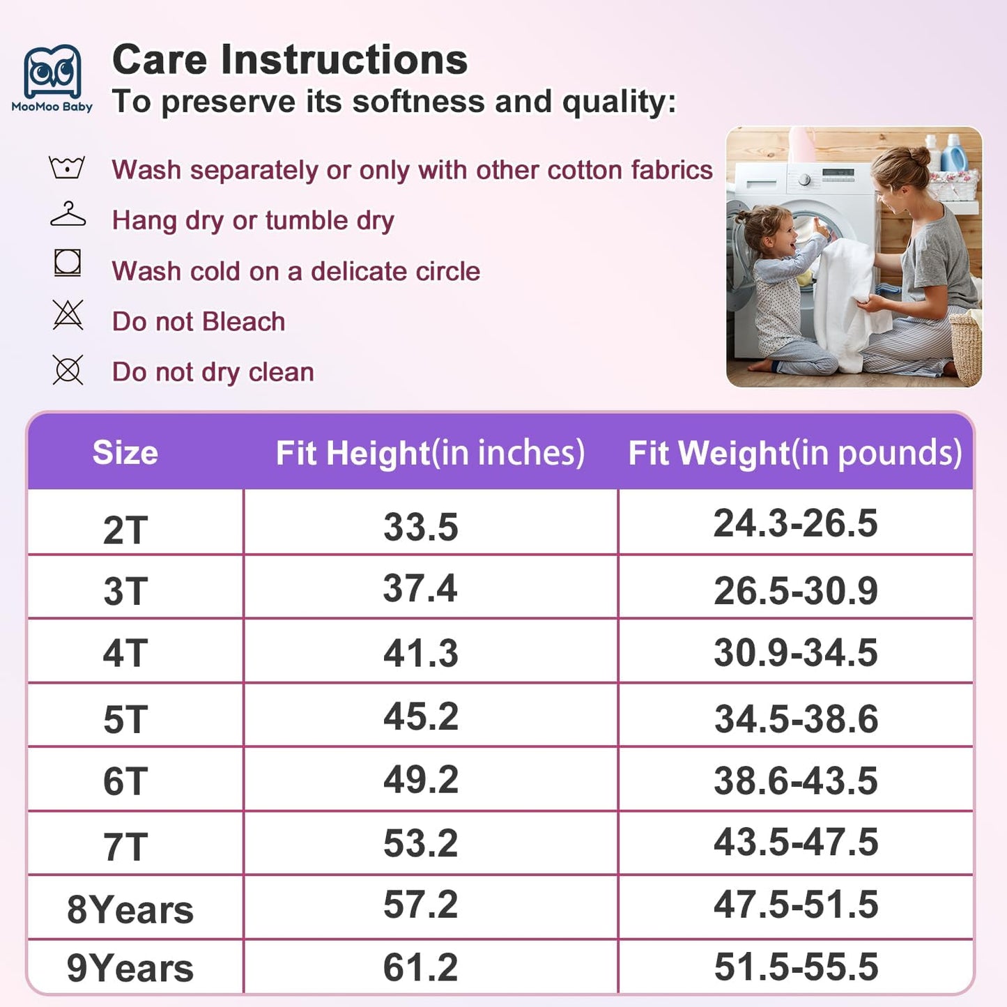 MooMoo Baby Potty Training Underwear 10 Packs Absorbent Toddler Training Pants for Boys and Girls Cotton Pee Pants 2T-9T