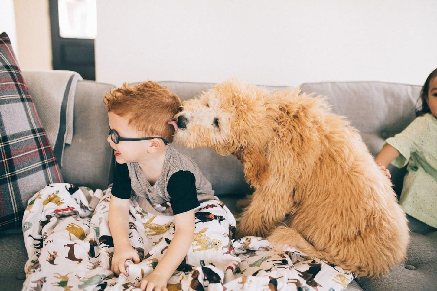 Little Unicorn Premium Quilted Throw | Super Soft, Multi-Layered Muslin XL Blanket| Great for Kids