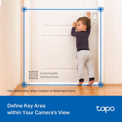 Tapo 2K 3MP Pan/Tilt Indoor/Outdoor Security Camera, Free Person/Baby Cry Detect & Track, 360° Pan, Color Night Vision, SD/Cloud Storage, Works w/Alexa & Google Home, HybridCam 360, Black (2-Pack)