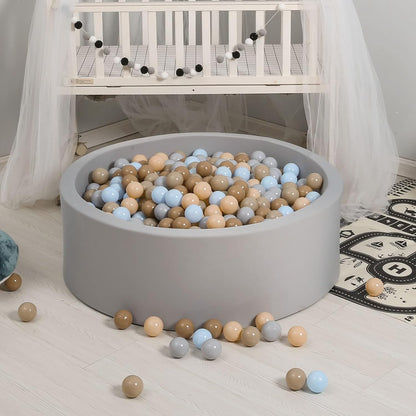 GOGOSO Ball Pits Balls for Toddlers Pack of 50 100 200 Plastics Shape Ball Non-Phthalate Non-BPA Non-Toxic 2.2-Inch Crush Proof Play Balls