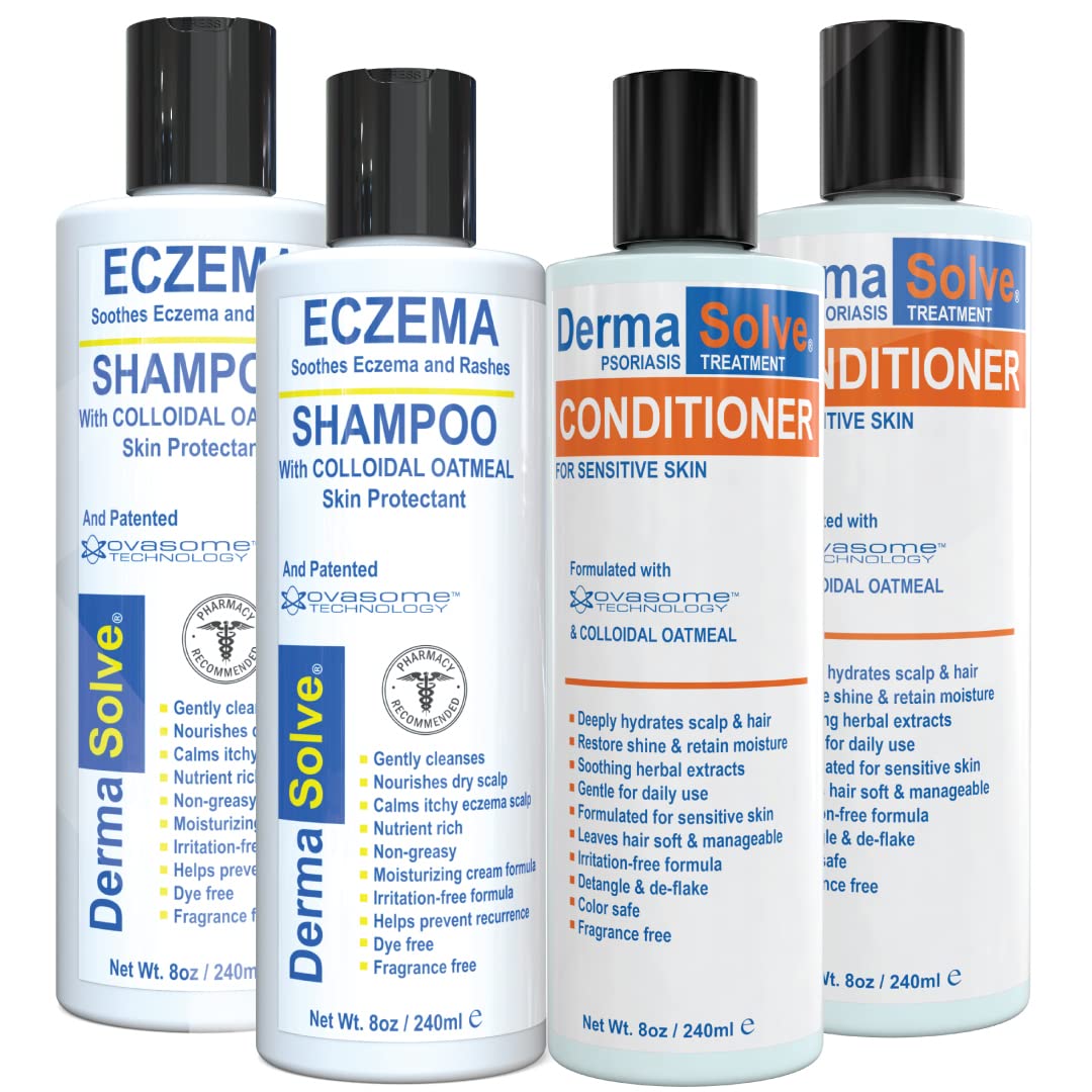 Eczema Shampoo & Conditioner (Combo Pack) - Flare Control Scalp & flake Relief Therapy that