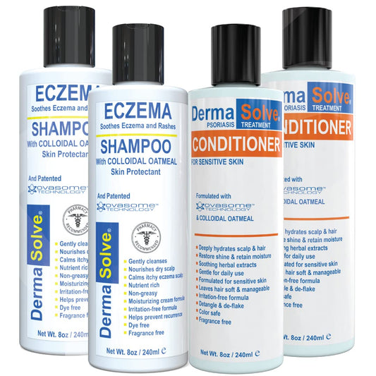 Eczema Shampoo & Conditioner (Combo Pack) - Flare Control Scalp & flake Relief Therapy that