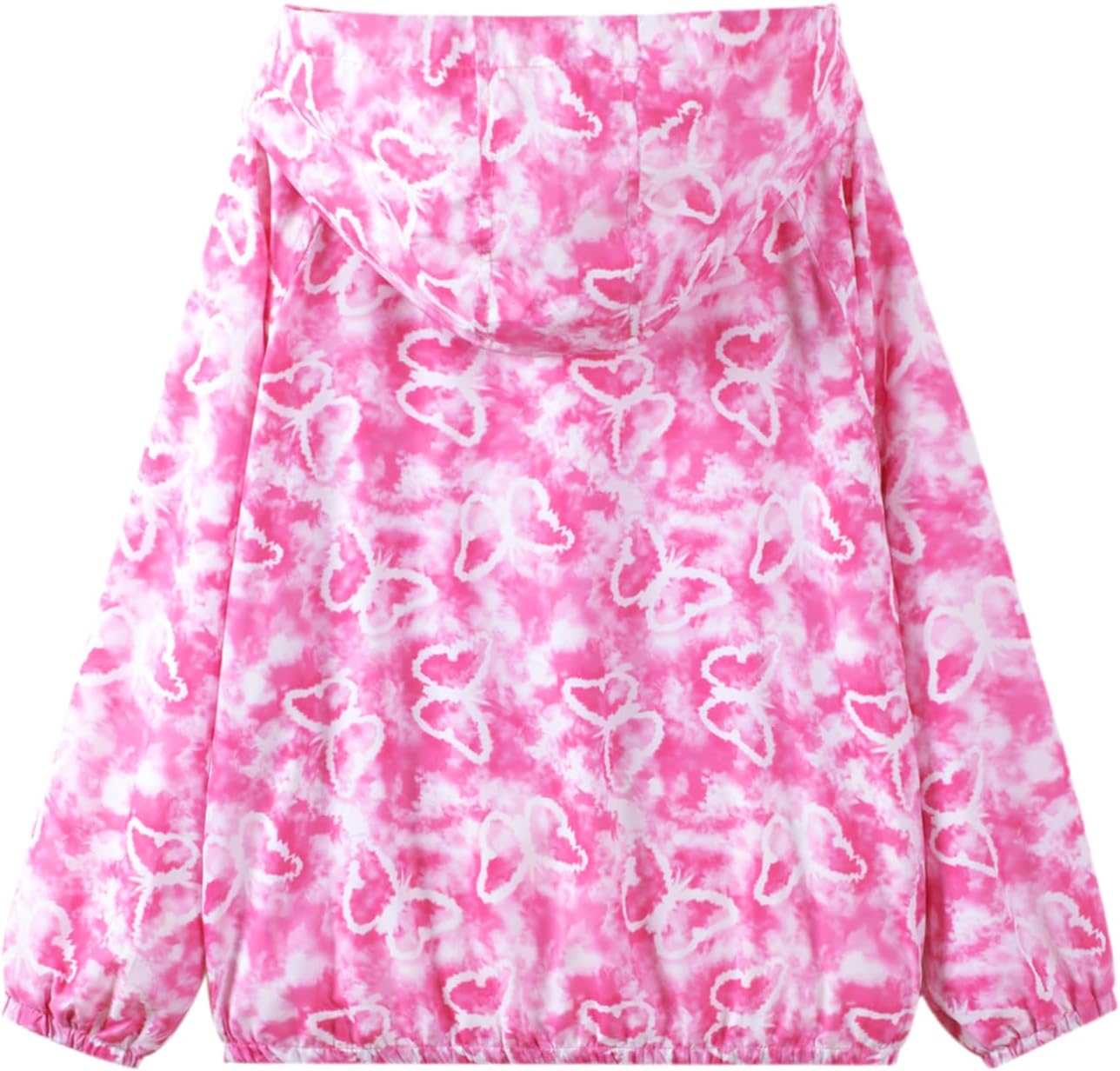 WELAKEN Lightweight Jacket for Girls Kids & Toddler II Girls' Print Water-Resistant Jacket