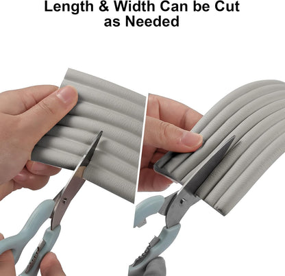 Upgrade Baby Proofing Edge Corner Protector, 16.4ft Edge Guards Padding with 3M Adhesive, Extra-Wide Soft Rubber Foam Padding, Furniture,Sharp Edge Safety Corner Edge Bumper Guard-Gray