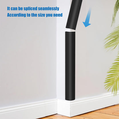 Wall Corner Edge Protector 4 Pack,1.57x1.57x23.62x0.28 inch Soft Baby Proof Corner Guards for Sharp Edges, Self-Adhesive Corner Protectors for Home, Kindergarten,Thickness-7mm(0.28 in)
