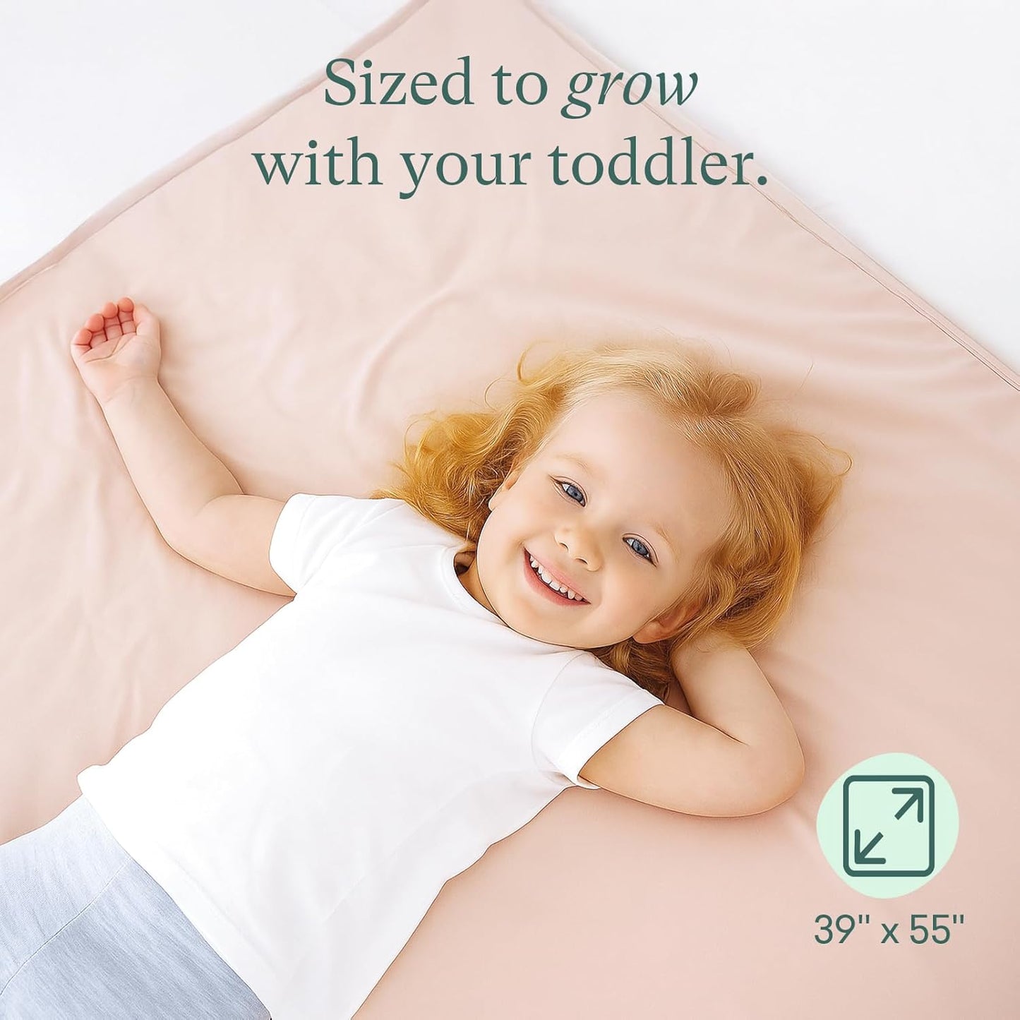 Supersoft Toddler Comforter, Premium Bamboo Viscose Crib Blanket, Cozy 1.0 Tog Lightweight Quilt