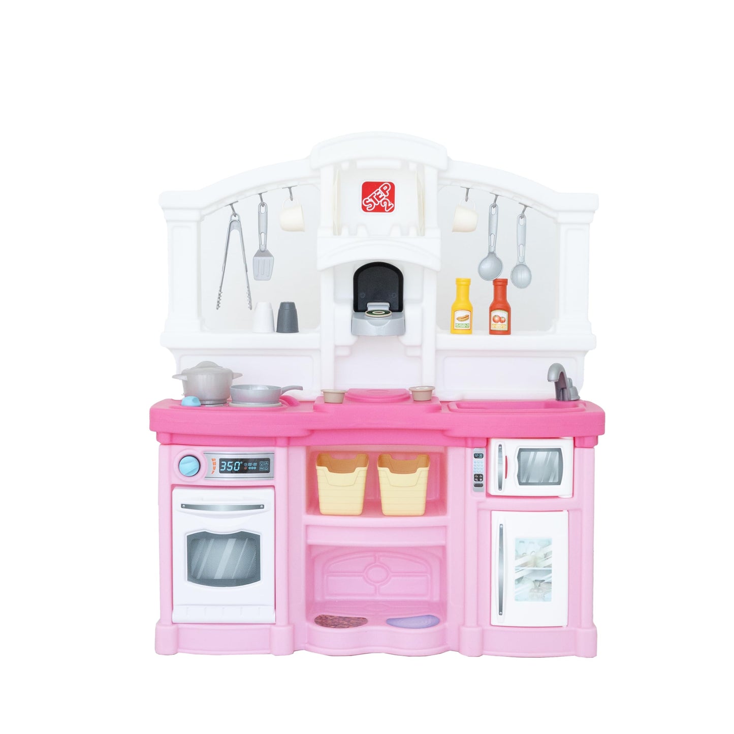 Step2 Fun with Friends Kids Kitchen Playset, Indoor/Outdoor Kitchenette, Interactive Play with