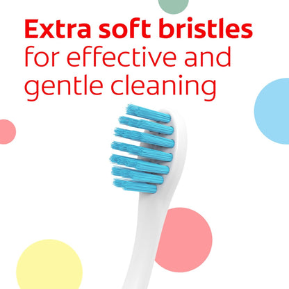 Colgate My First Baby and Toddler Toothbrush, Extra Soft Infant Training Toothbrush, Ages 0-2, 6